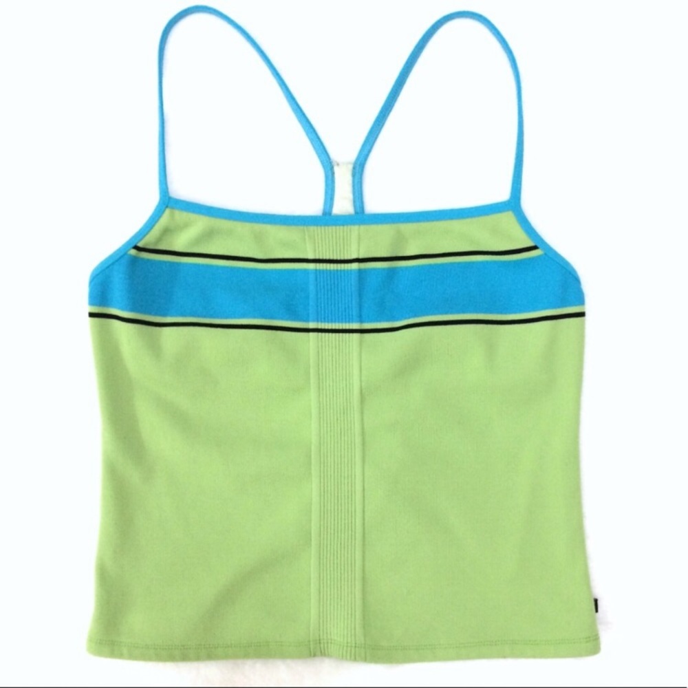 Vintage Nautica striped swimsuit tank top tankini